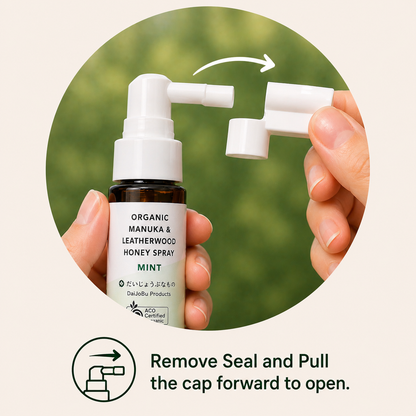 Organic Manuka & Leatherwood Honey Spray 2 PACK