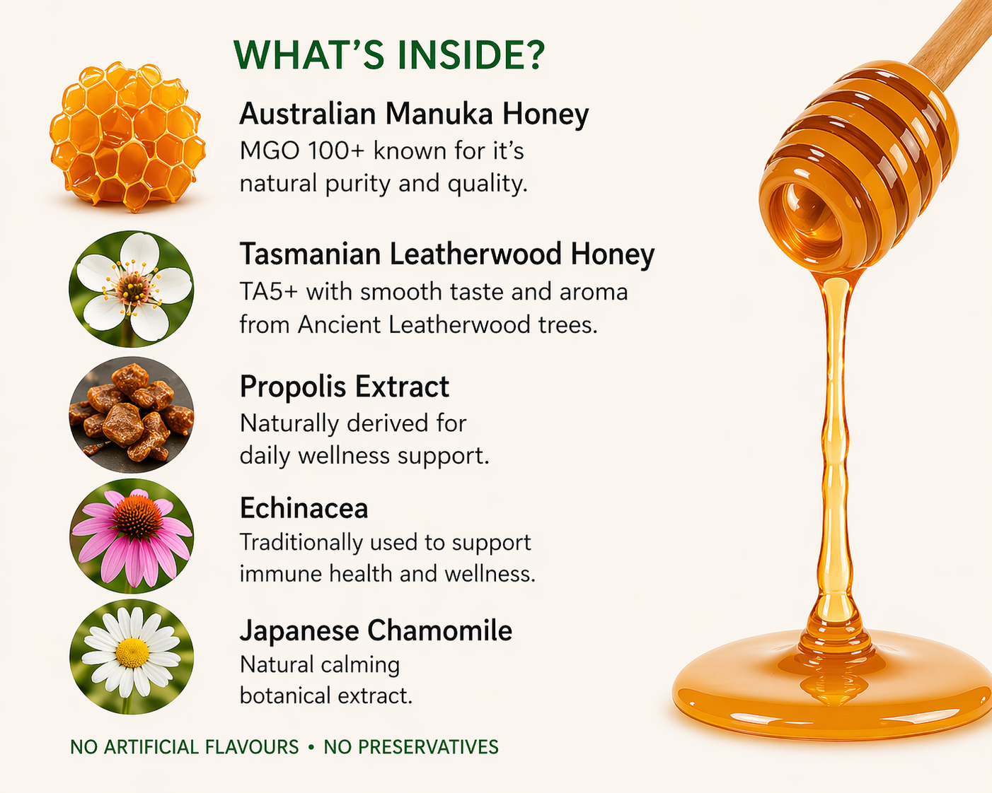 Organic Manuka & Leatherwood Honey Spray 2 PACK